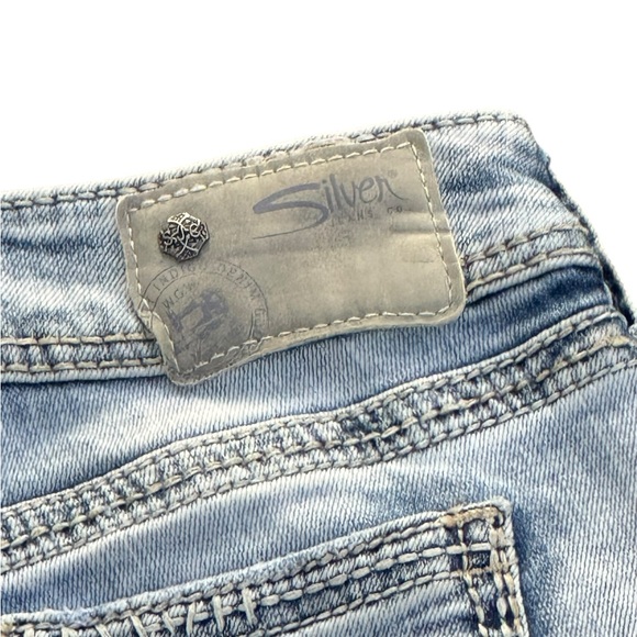 Silver Jeans ladies super stretch mid rise baby boot size 26/31 - Picture 6 of 11